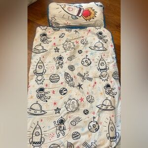 Schoolhouse Space Adventure‎ Nap Mat Sleeping Bag Rollup Design